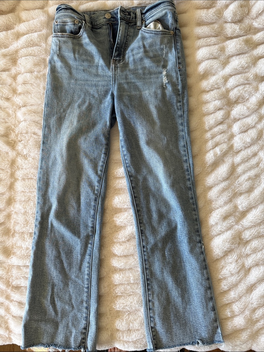 DAZE Light Blue Women's Straight-Leg Jeans
